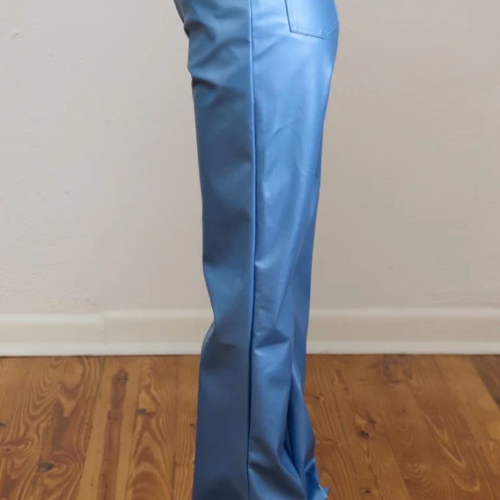 alora Eden blue pleather pants